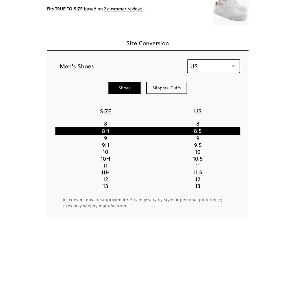 J.CREW Factory Men's Canvas lace-up sneakers in White Canvas Size 8H